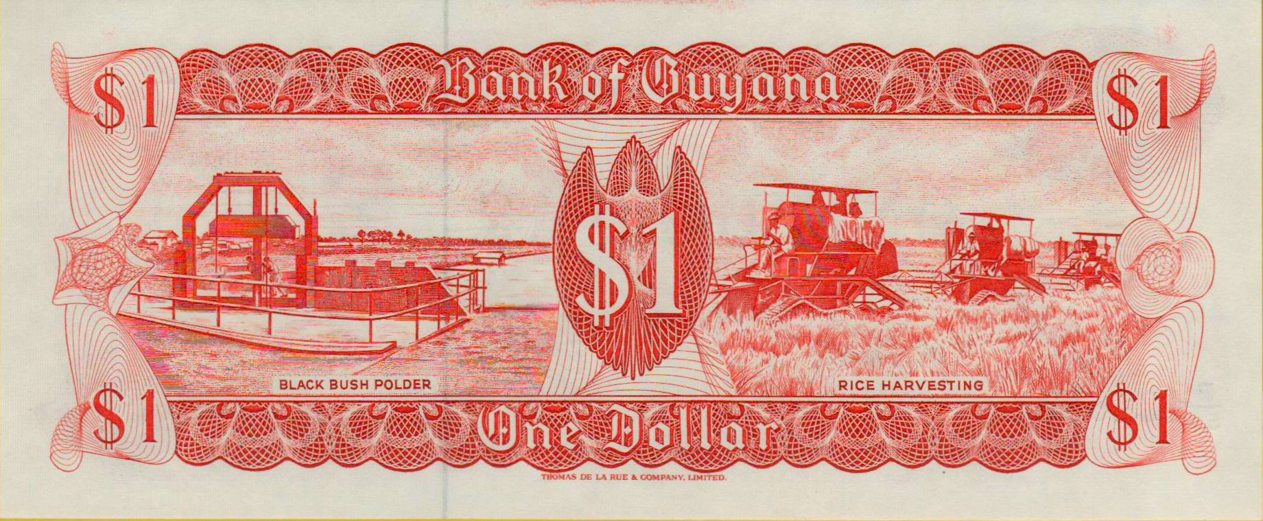 Guyana 1 1966 UNC P-21/g2